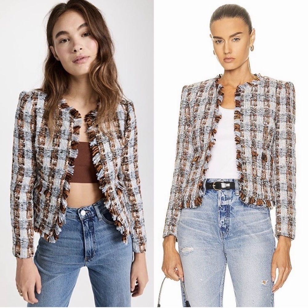 L’agence Angelia Tweed Jacket, Size 10